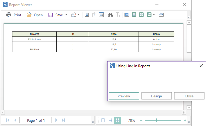 Stimulsoft Reports.Wpf 教程：在报表中使用LINQ