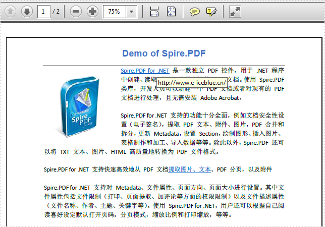 PDF管理控件Spire.PDF使用教程：如何添加、更新和删除超链接