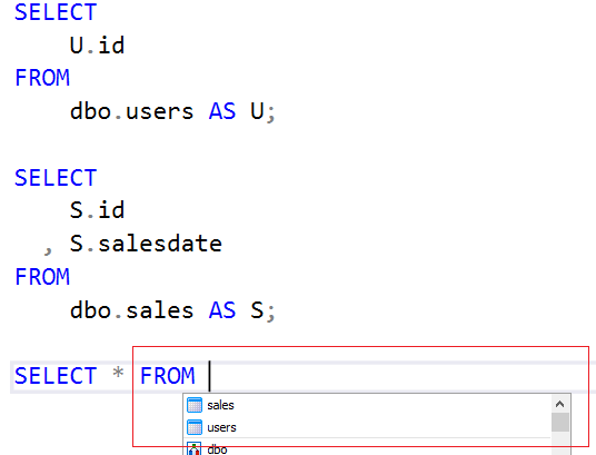 语法提示SQL Prompt教程：SQL生产力功能“代码完成”和“IntelliSense”