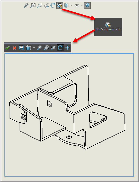 创建免费的3D工程图视图