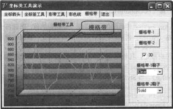 栅格带工具运行效果图