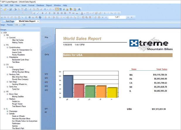 SAP Crystal Reports