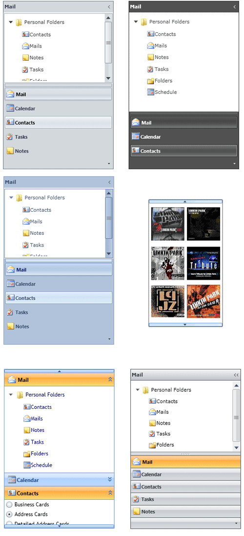 WPF Outlook Navigation Pane, Accordion, and ExplorerBar