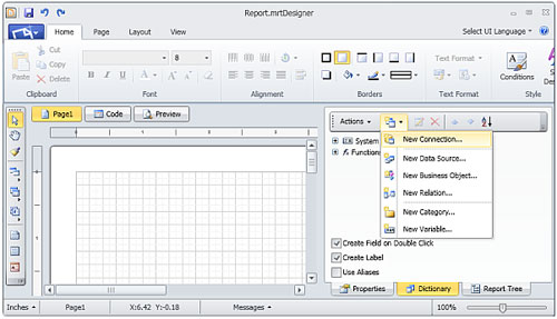 Stimulsoft Reports.Wpf，报表检测器，数据源，订单，修复报表