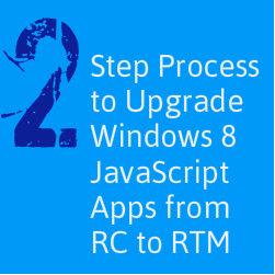 如何将WIN8 JavaScript应用从RC版升级到RTM版