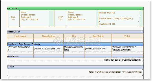 在Stimulsoft Reports报表中如何创建发票