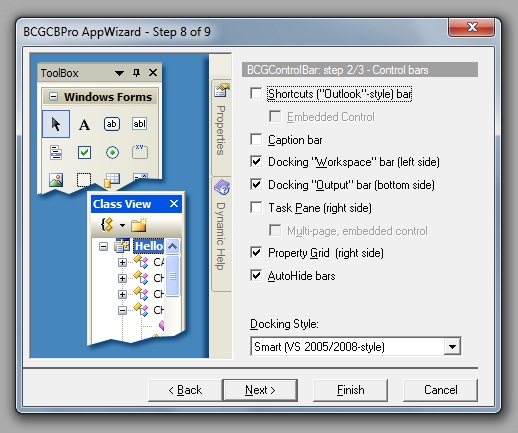 BCGControlBar MFC界面控件安装向导 - Visual C++ 6.0环境